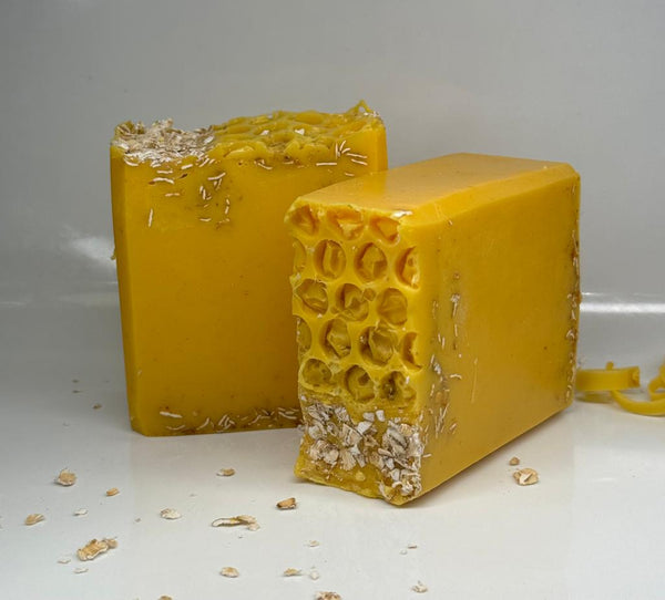 Turmeric and Honey Oatmeal soap